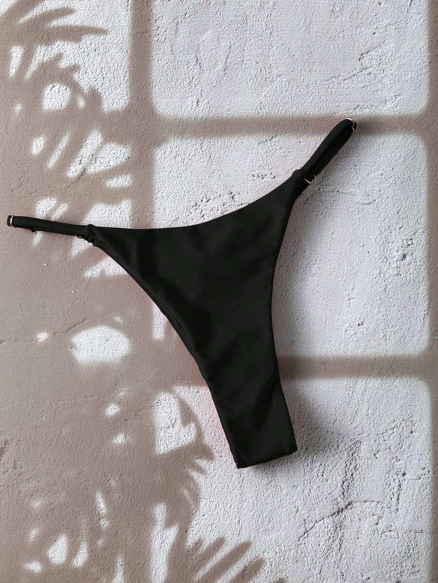 Slip bikini a tinta unita mini - Thong Bikini Women recensione e prezzo
